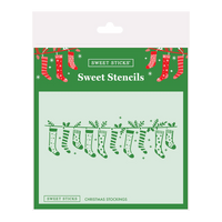 SWEET STICKS SWEET STENCILS - CHRISTMAS STOCKINGS