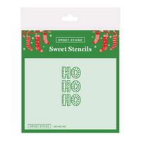 SWEET STICKS SWEET STENCILS - CHRISTMAS HO HO HO