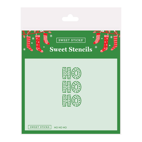 SWEET STICKS SWEET STENCILS - CHRISTMAS HO HO HO