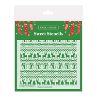SWEET STICKS SWEET STENCILS - CHRISTMAS PRESENTS SWEATER