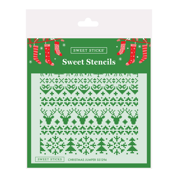 SWEET STICKS SWEET STENCILS - CHRISTMAS JUMPER