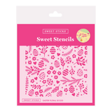 SWEET STICKS SWEET STENCILS - EASTER FLORAL