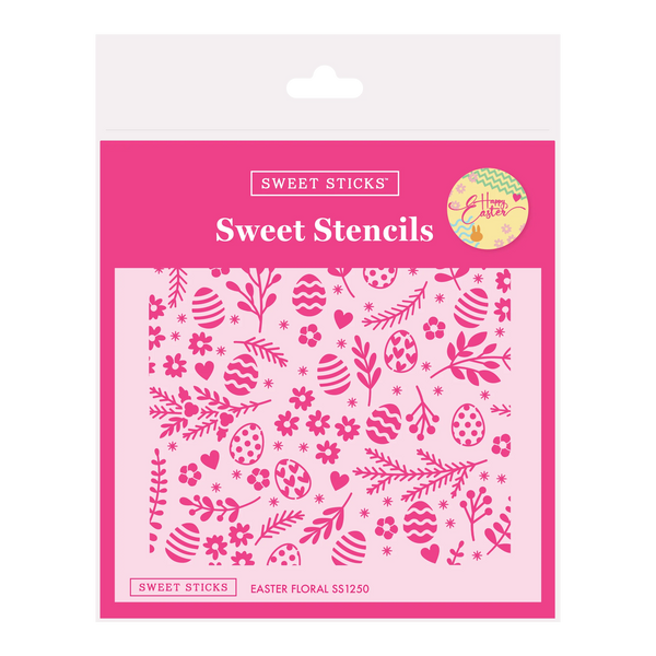 SWEET STICKS SWEET STENCILS - EASTER FLORAL