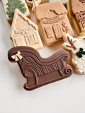 Sleigh with Timber Finish