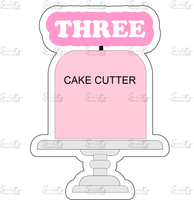 ‘Three’ Cake Pop Stamp Kit