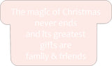 Micro Impression Quote - The magic of Christmas