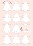Choc Pop Bites Template -  Christmas Tree
