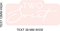 PETITE PRINTS -TWO SWEET