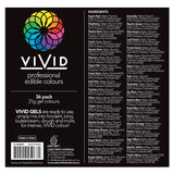 VIVID - GEL COLOUR - 36 PACK - 21g x 36