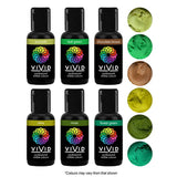 VIVID - GEL COLOUR - EARTHY 6 PACK - 21g x 6