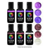 VIVID - GEL COLOUR - PURPLE REIGN 6 PACK - 21g x 6