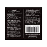 VIVID - GEL COLOUR - OCEAN 6 PACK - 21g x 6