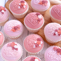 KATY SUE - Lace Heart Cupcake Silicone Mould