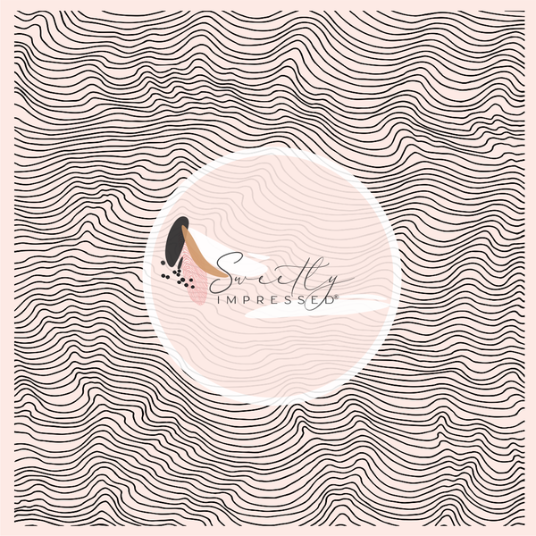 Wavy line pattern stamp