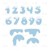 DRIP FONT POP- NUMBERS