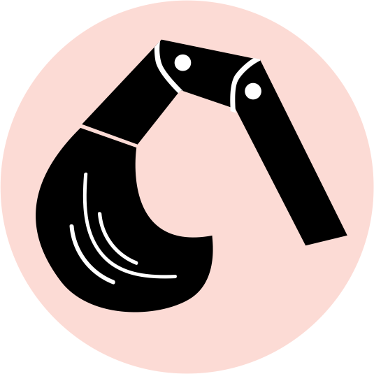 POP MOULD - DIGGER ARM