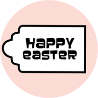POP! MOULD - GIFT TAG - HAPPY EASTER