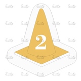 FORMAL FONT - MULTI SIZE NUMBER POP MOULD PLATE