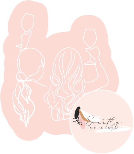 PORTRAIT PRINT - Women holding wine glasses