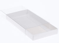 White Double Cookie Boxes 18x9x2cm