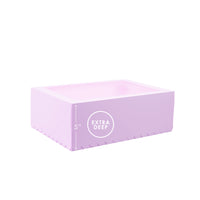 PAPYRUS SCALLOPED TALL CUPCAKE BOX (12 HOLE) - PASTEL LILAC