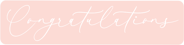 PETITE PRINTS - CONGRATULATIONS