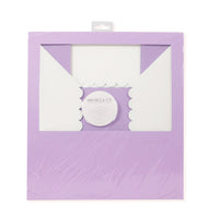 PAPYRUS SCALLOPED TALL CUPCAKE BOX (12 HOLE) - PASTEL LILAC