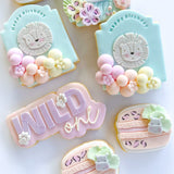 WILD ONE LINE STAMP with matching cutter