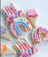 ICE CREAM POP STAMP WITH MATCHING CUTTER