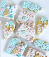 ICE CREAM POP STAMP WITH MATCHING CUTTER
