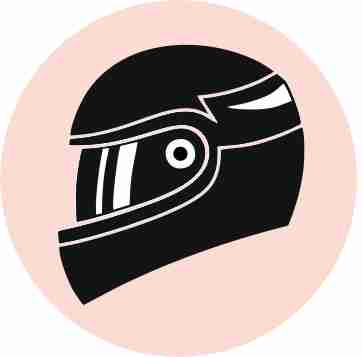 RACING HELMET POP MOULD - 30MM
