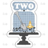 ‘Two’ Cake Pop Stamp Kit