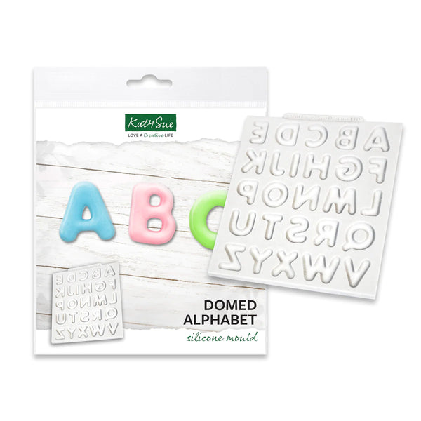 KATY SUE - DOMED ALPHABET SILICON MOULD