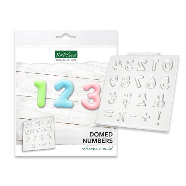 KATY SUE - DOMED NUMBERS SILICON MOULD