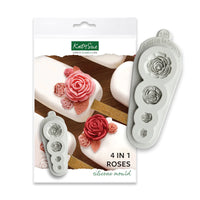 KATY SUE - ROSES 4 in 1 SILICONE MOULD