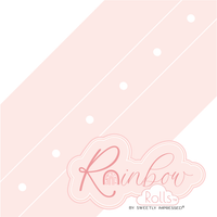 SPOTTY DOT RAINBOW ROLL