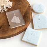 Baby booties/shoes on string STAMP