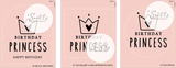 Birthday Princess Text Pop! Stamp