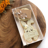 Bunny Sign Pop! stamp with matching cutter