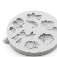 KATY SUE - MINIATURE FOREST ANIMALS SILICONE MOULD