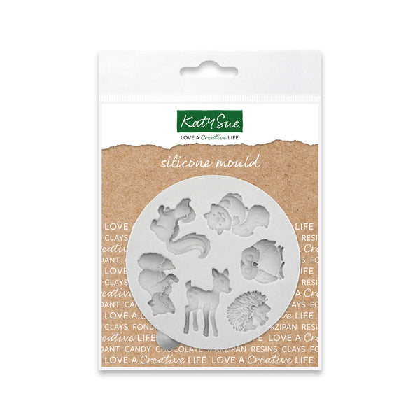 KATY SUE - MINIATURE FOREST ANIMALS SILICONE MOULD