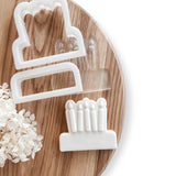CANDLE SMOULD WITH MATCHING CUTTERS
