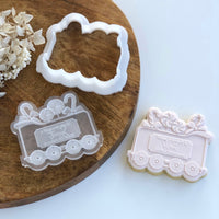 CARRIAGE - SWEETS THEME POP STAMP WITH MATCHING CUTTER