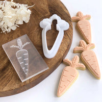 CARROT POP STAMP WITH MATCHING CUTTER