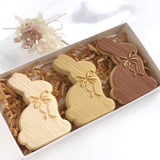 CHOCOLATE BUNNY WITH MATCHING CUTTER