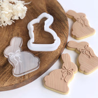 CHOCOLATE BUNNY WITH MATCHING CUTTER