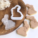 CHOCOLATE BUNNY WITH MATCHING CUTTER