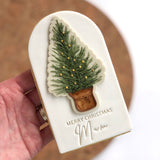 Potted Christmas Tree Pop Stamp