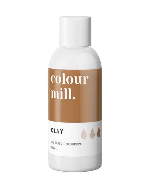 OIL BASED COLOURING 100ML CLAY