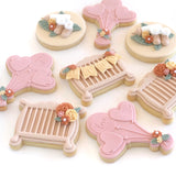 Sleigh cot Power Pop Stamp with matching cutter
